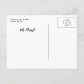 Hek bij Cliff's Edge Aankondigingskaart (Achterkant)