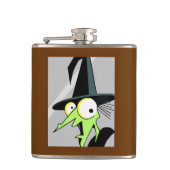 Hek in de spiegel heupfles (Voorkant)