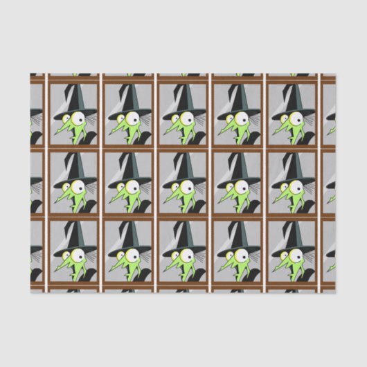 Hek in het spiegelweefsel tissuepapier (Voorkant)