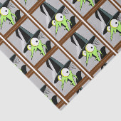 Hek in het spiegelweefsel tissuepapier (Detail)