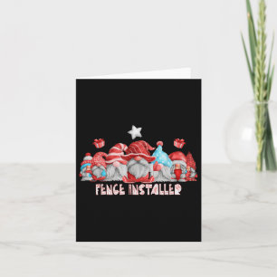 Hek installateur Job Christmas Gnome Terug naar sc Kaart