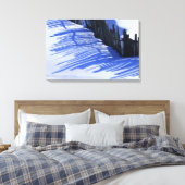 Hek Shadow op Sneeuw Canvas Afdruk (Insitu (Slaapkamer))