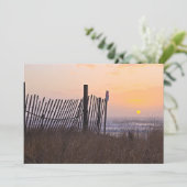 hek zonsondergang kaart (Staand voorkant)