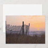 hek zonsondergang kaart (Voorkant / Achterkant)