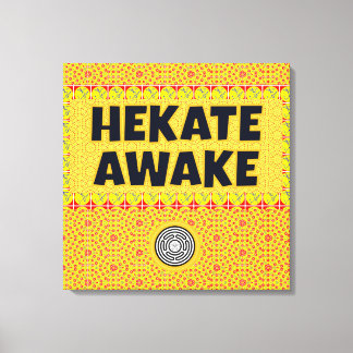 Hekate Awake Strophalos Iynx Seal Key Sigil Canvas Afdruk