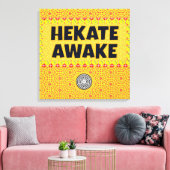 Hekate Awake Strophalos Iynx Seal Key Sigil Canvas Afdruk (Insitu (Woonkamer))