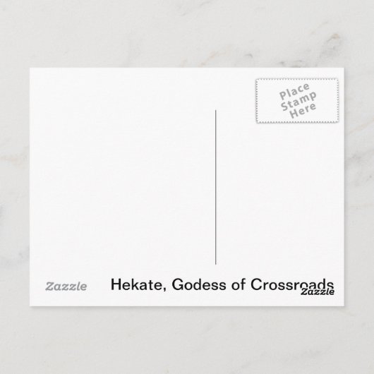 Hekate Briefkaart (Achterkant)