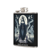 Hekate Godin van de Kruispunten Spookachtige Geest Heupfles (Links)