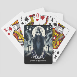 Hekate Godin van de Tweesprong Spookachtige Geeste Pokerkaarten