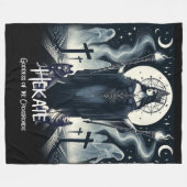 Hekate Godin van het Kruispunt Geesten Fleece Deken (Voorkant (Horizontaal))