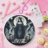 Hekate Godin van het Kruispunt Geesten Papieren Bordje (Feest)