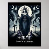 Hekate Godin van het Kruispunt Geesten Poster (Voorkant)