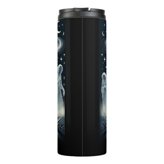 Hekate Godin van het Kruispunt Geesten Thermosbeker (Achterkant)
