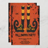 hekbenen Halloween Kaart (Voorkant / Achterkant)