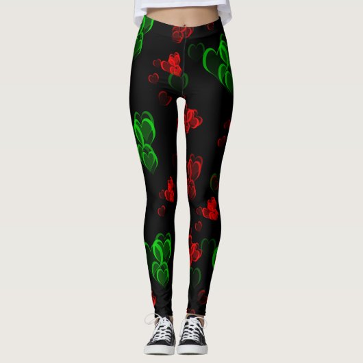 hekelt Leggings modern trendpatroon elegant (Voorkant)