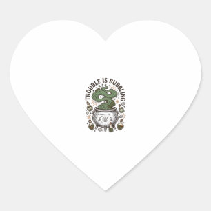 Hekenkruik Shirt Problemen Koken_1 Hart Sticker