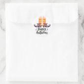 Hekenschoenen Ronde Sticker (Tas)