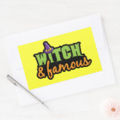Hekje en beroemd rechthoekige sticker (Envelop)