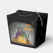 Hekje en kat, Happy Halloween! Bedankdoosjes (Achterkant)