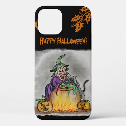 Hekje en kat, Happy Halloween! Case-Mate iPhone Case (Achterkant)