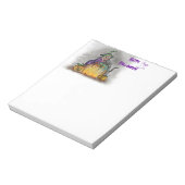 Hekje en kat, Happy Halloween! Notitieblok (Linkerzijde)