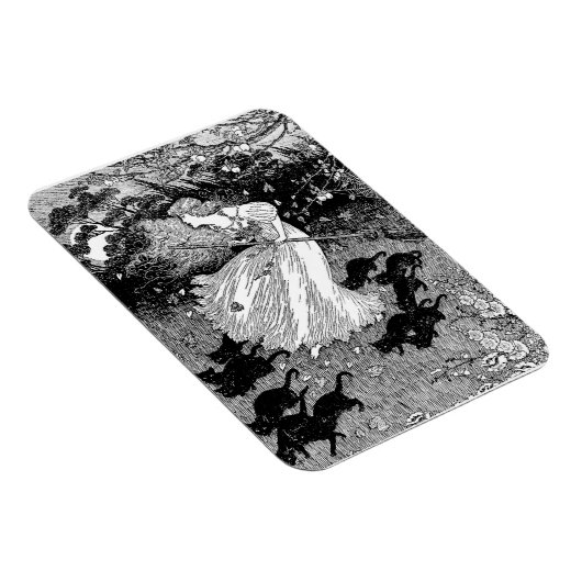 Hekje met katten magneet (Rechterzijde)