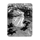 Hekje met katten magneet (Verticaal)