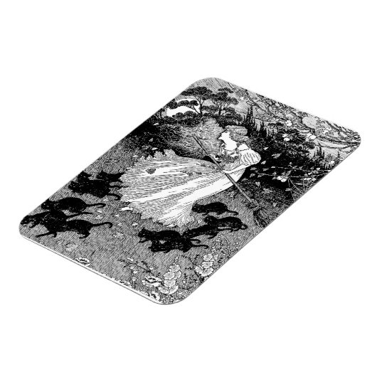 Hekje met katten magneet (Linkerzijde)