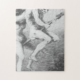 Hekken op een broomstok van Francisco Goya Legpuzzel