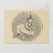 Hekken op een Vintage van Broom Briefkaart (Voorkant)