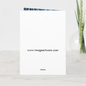 Hekken op haar stok kaart (Achterkant)