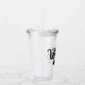 heks acryl drinkbeker (Rechts)