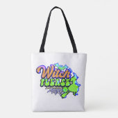 HEKS ALSJEBLIEFT grappig halloween Tote Bag (Achterkant)