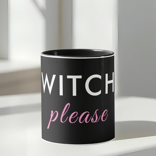 Heks alsjeblieft Halloween Mok - Minimal Chic