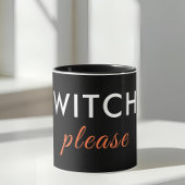 Heks alsjeblieft Halloween Mok - Minimal Chic