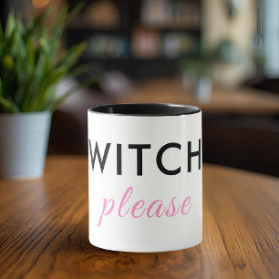 Heks alsjeblieft Halloween Mok - Minimal Chic