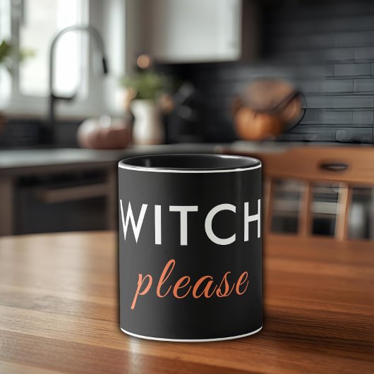 Heks alsjeblieft Halloween Mok - Minimal Chic