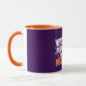 Heks Alsjeblieft, ik ben Halloween aan het mediter Mok (Links)