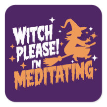 Heks Alsjeblieft, ik ben Halloween aan het mediter