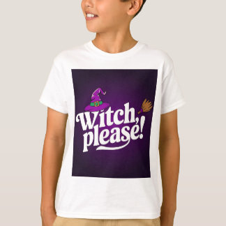 Heks, alsjeblieft! Schattige & Sassy Halloween Kin T-shirt