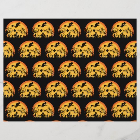 Heks alsjeblieft scrapbookpapier flyer (Achterkant)