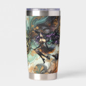 🧙‍♀️HEKS, ALSJEUBLIEFT! Gotische heidense Hallowe Geïsoleerde Drinkbeker (Achterkant)