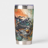 🧙♀️HEKS ALSTUBLIEFT! Gothic Pagan Halloween BFF Geïsoleerde Drinkbeker (Voorkant)