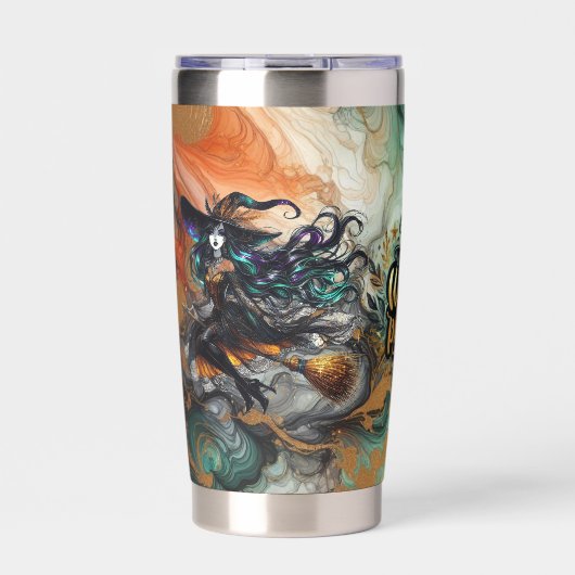 🧙♀️HEKS ALSTUBLIEFT! Gothic Pagan Halloween BFF Geïsoleerde Drinkbeker (Voorkant)