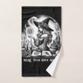 heks apotheker maak je eigen magie bad handdoek (Handdoek)