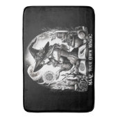  heks apotheker maak je eigen magie badmat (Voorkant Verticaal)