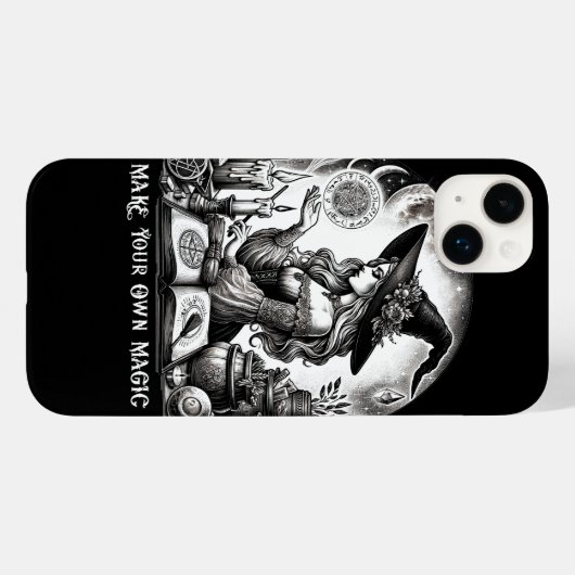  heks apotheker maak je eigen magie Case-Mate iPhone case (Achterkant (horizontaal))