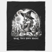  heks apotheker maak je eigen magie fleece deken (Voorkant)