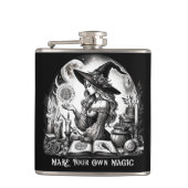 heks apotheker maak je eigen magie heupfles (Voorkant)