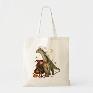 Heks & Bajadasaurus Halloween Trick-or-Treat Tote Bag